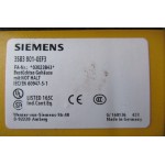 Nooduit knop, compleet Siemens 3SB3 801-0EF3. op stalen voet. Ongebruikt.